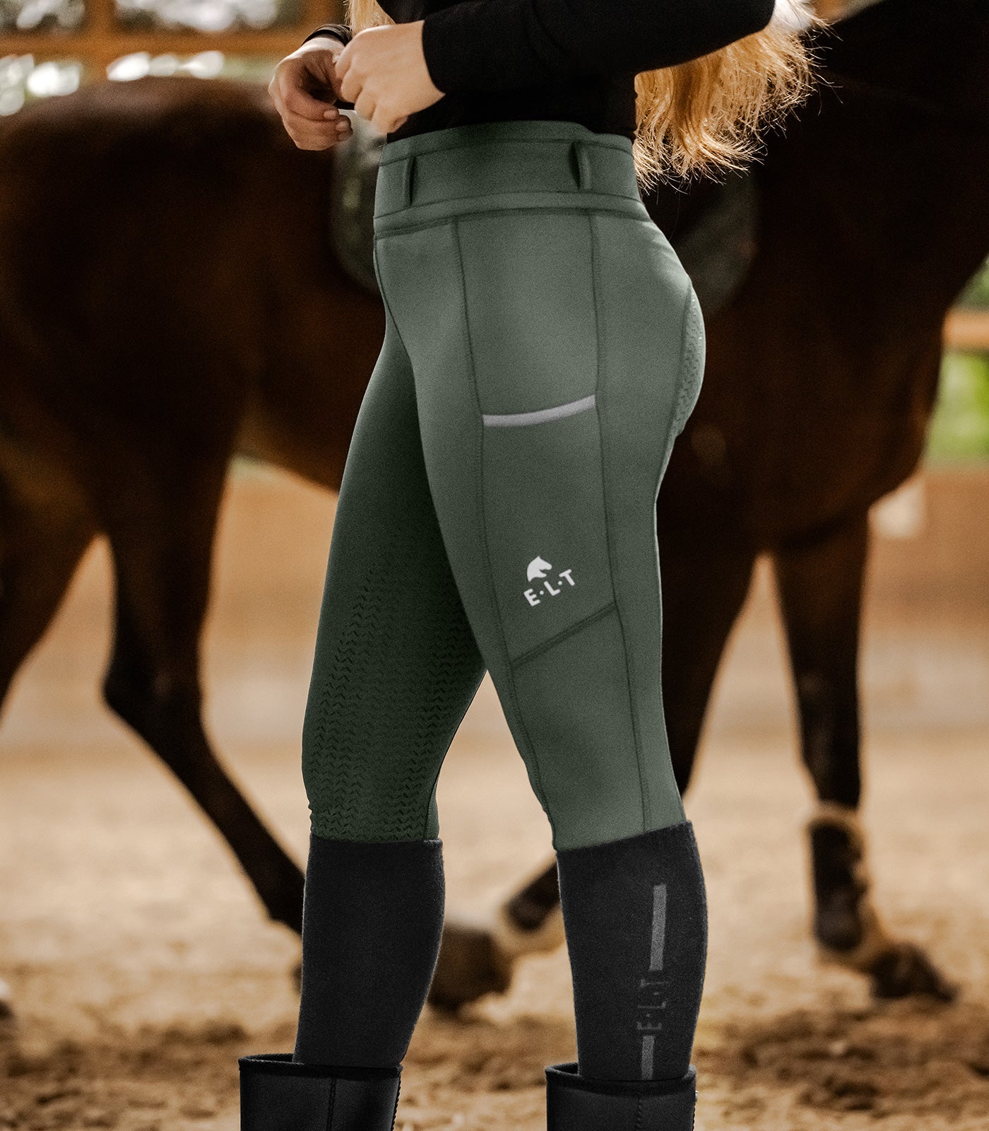 legging thermique équitation